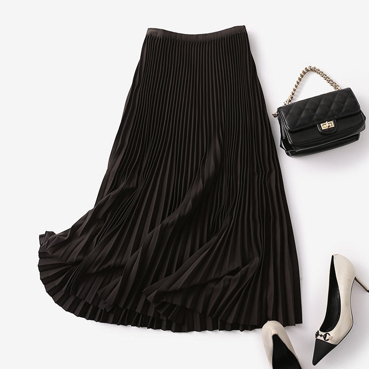 Women's Classic High Waist Pleated Skirt - ChoreGirl