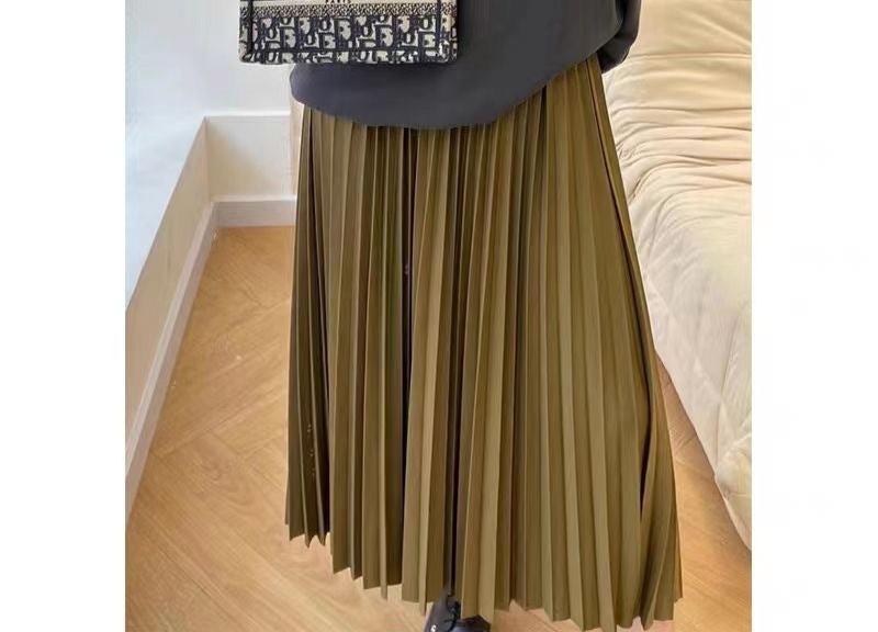 Women's Classic High Waist Pleated Skirt - ChoreGirl