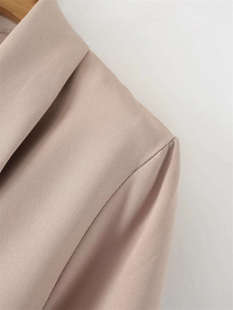 Women's Elegant Business Style A-Line Suit Dress - ChoreGirl