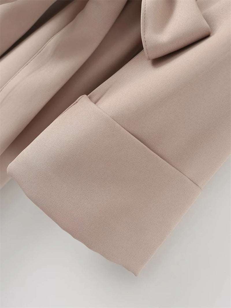 Women's Elegant Business Style A-Line Suit Dress - ChoreGirl
