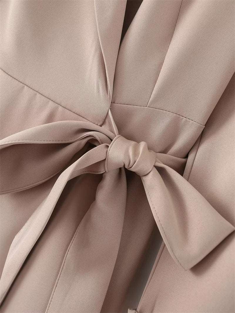 Women's Elegant Business Style A-Line Suit Dress - ChoreGirl