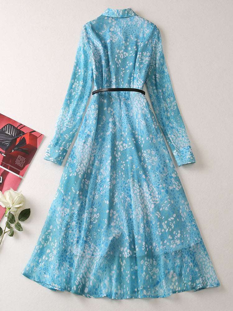 Women's Elegant Chiffon Boho Long Dress - ChoreGirl