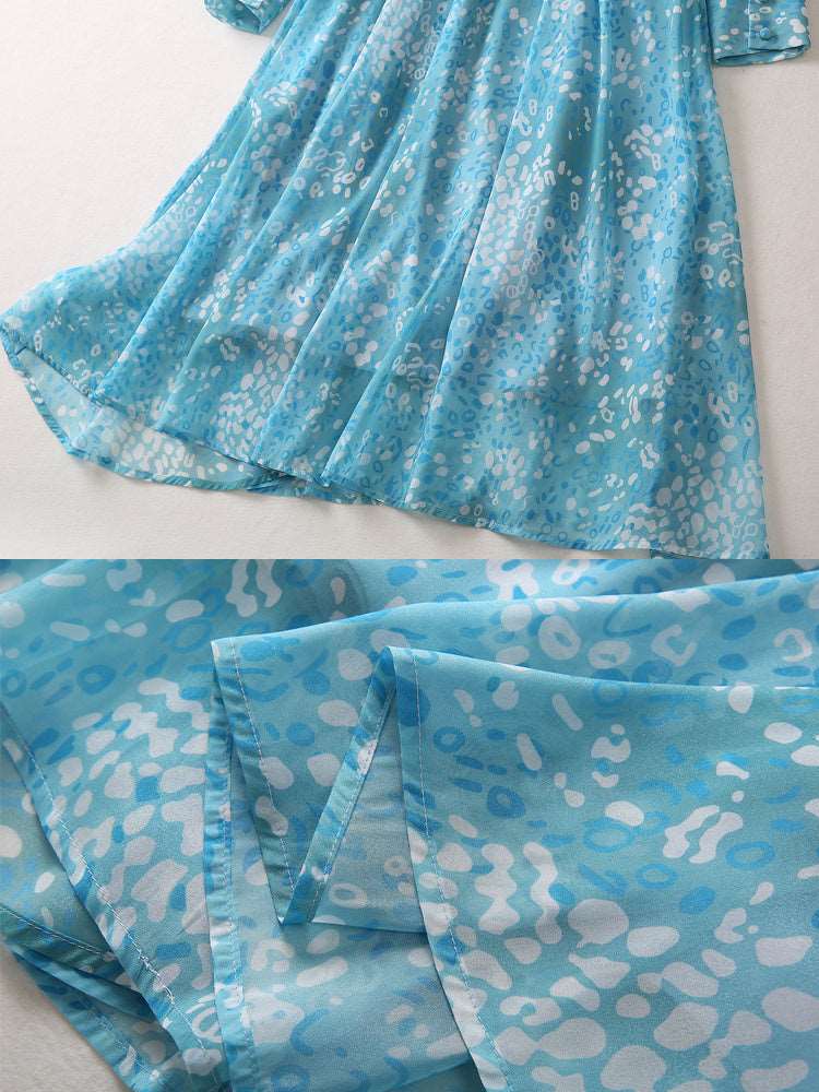 Women's Elegant Chiffon Boho Long Dress - ChoreGirl
