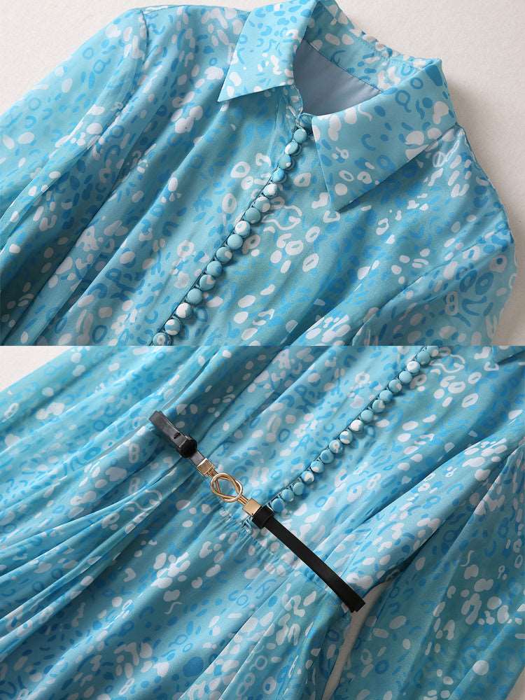 Women's Elegant Chiffon Boho Long Dress - ChoreGirl