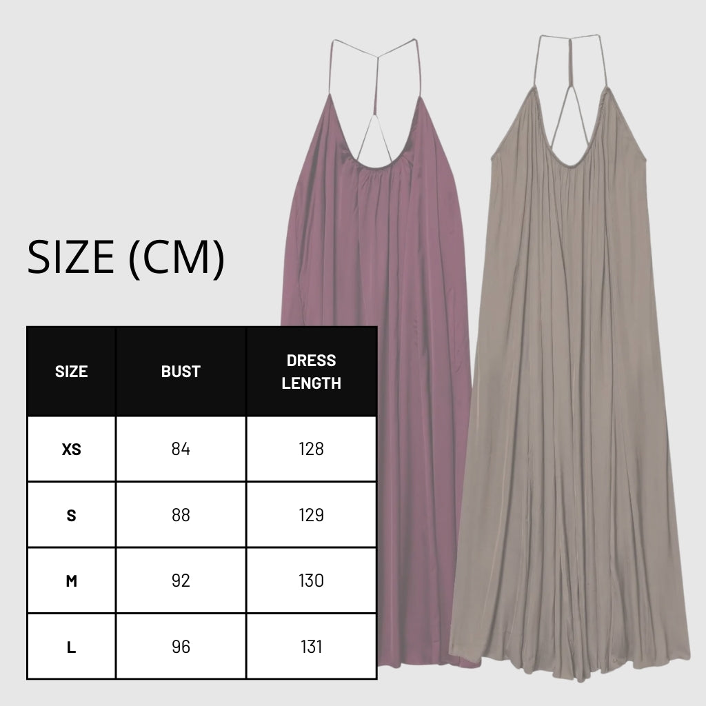 Women's Elegant Silk Satin Loose Sling Dress - ChoreGirl