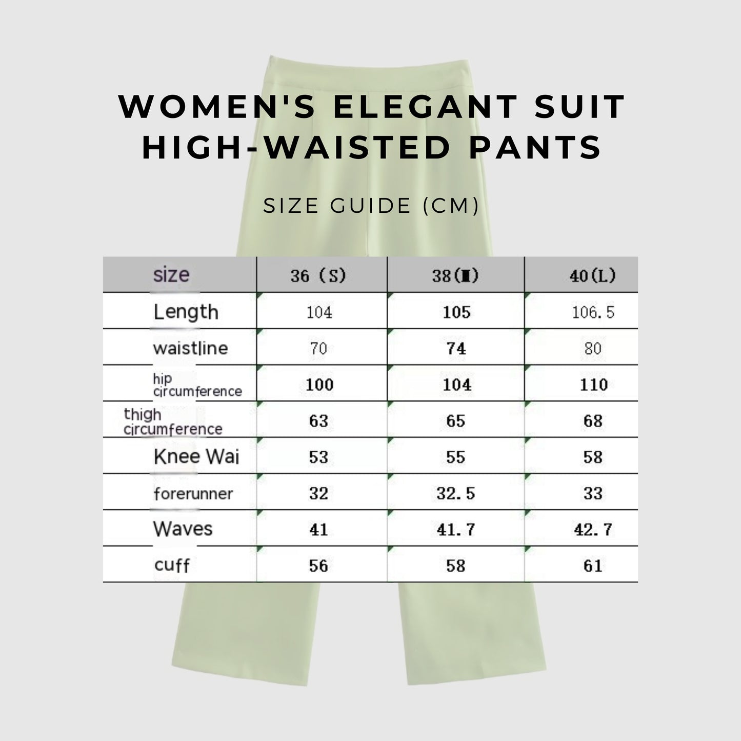 Women's Elegant Suit Vest with Belt and High-waisted Pants Outfit Set - ChoreGirl