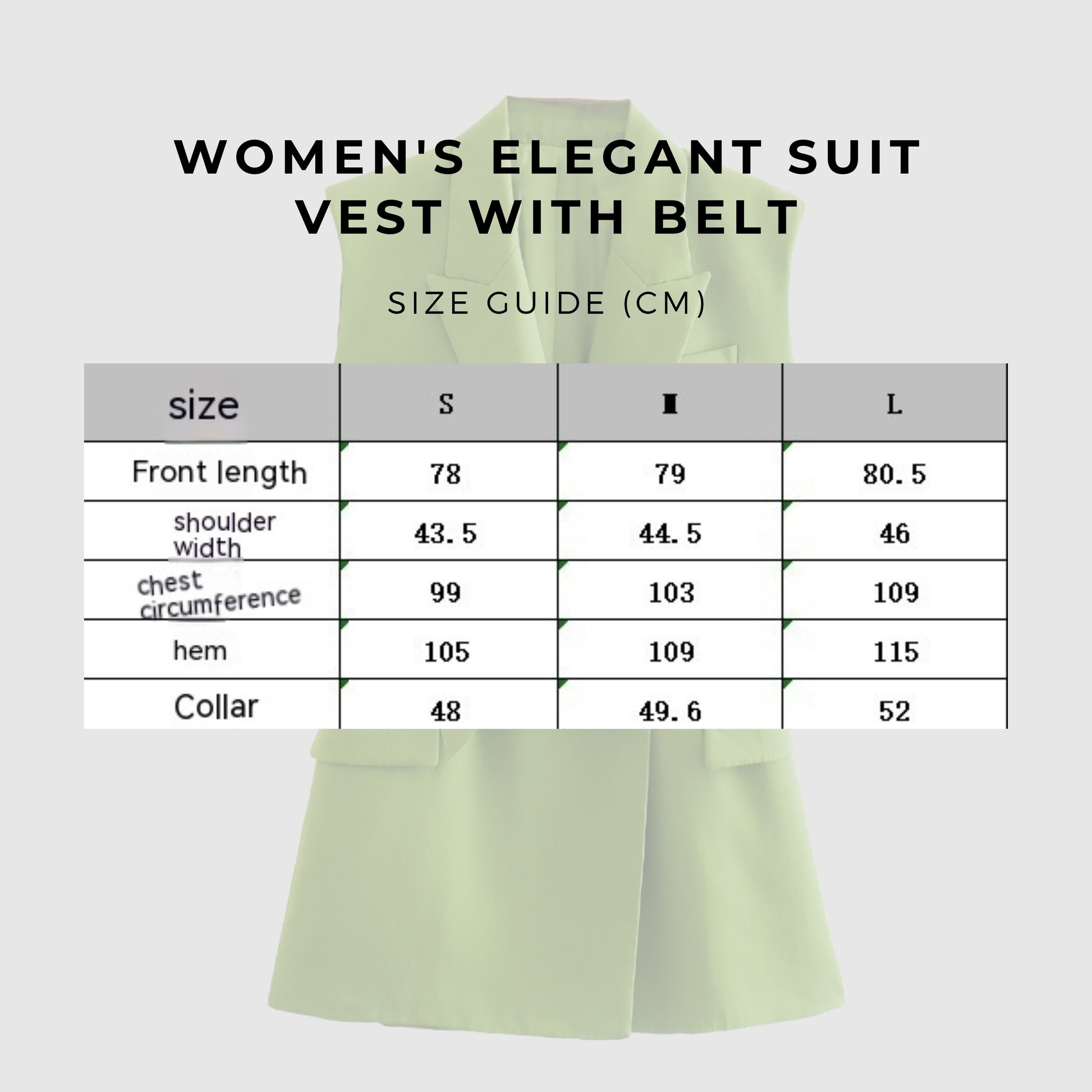 Women's Elegant Suit Vest with Belt and High-waisted Pants Outfit Set - ChoreGirl
