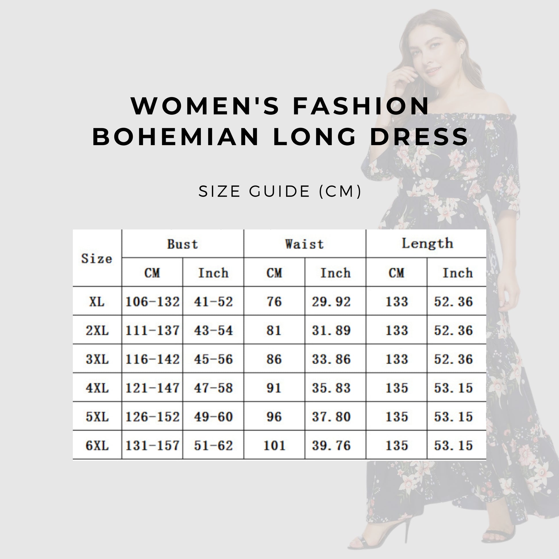 Women's Fashion Bohemian Long Dress - ChoreGirl