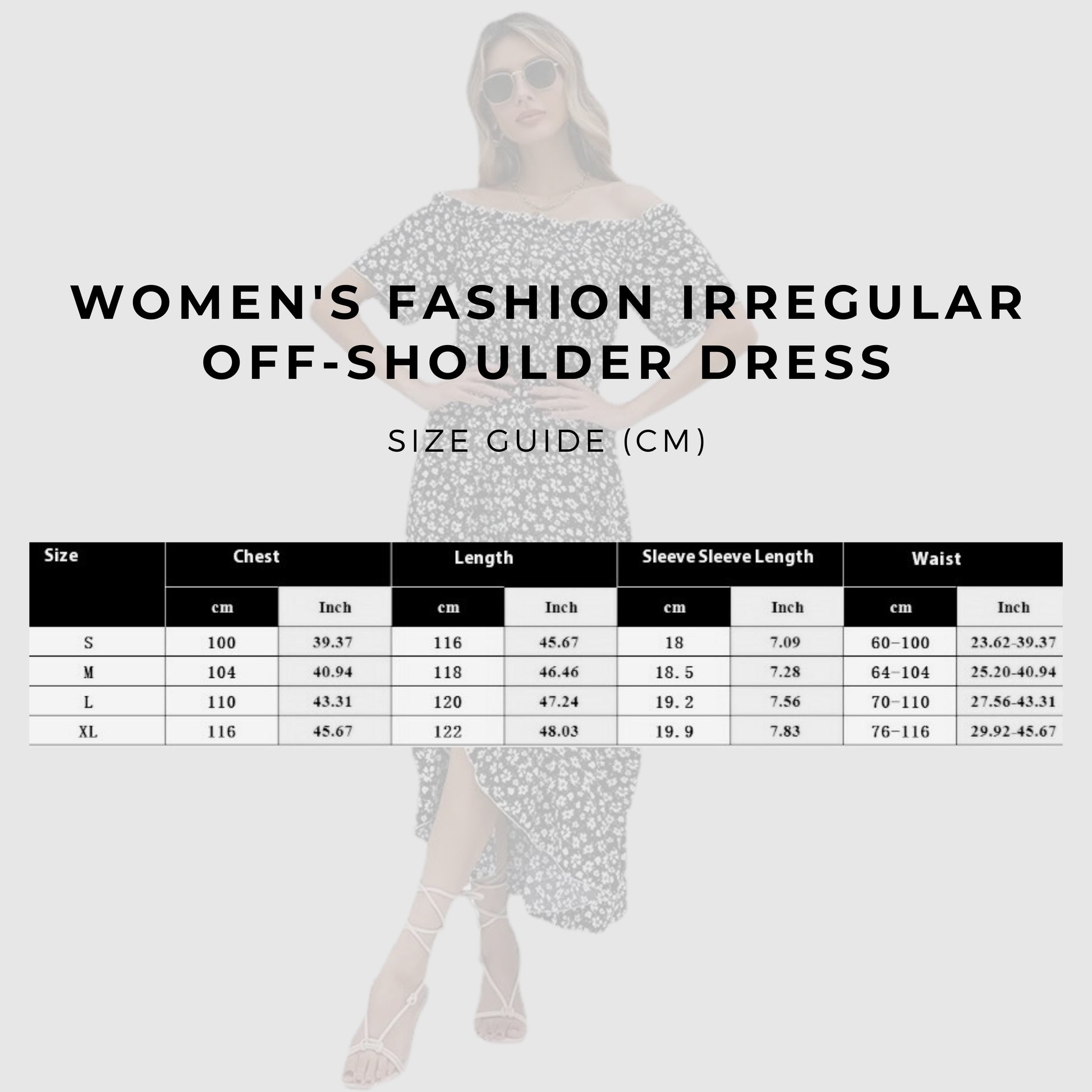 Women's Fashion Irregular Off-shoulder Dress - ChoreGirl