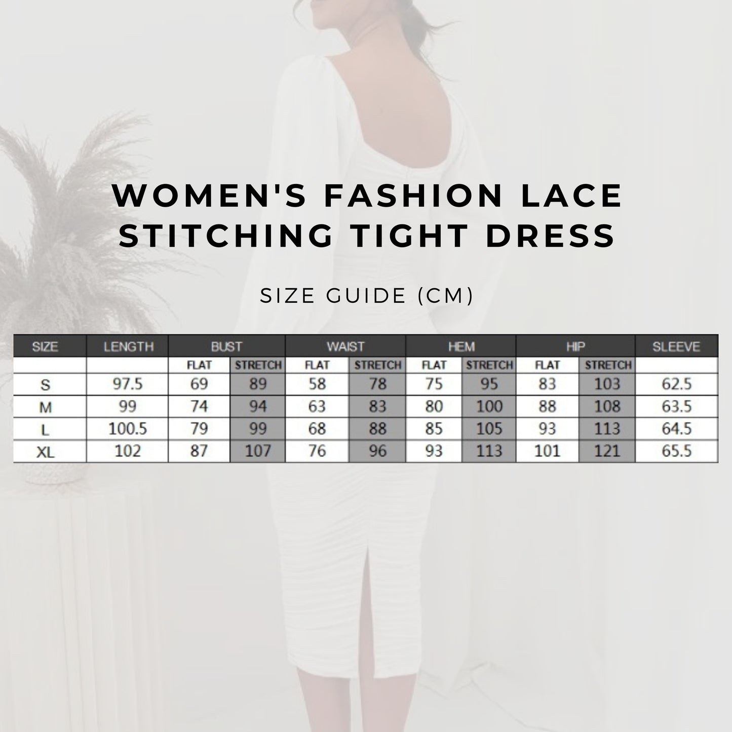 Women's Fashion Lace Stitching Tight Dress - ChoreGirl