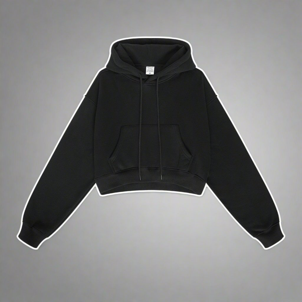 Women's Fleece-lined Thick Hoodie and Sweatpants Outfit - ChoreGirl