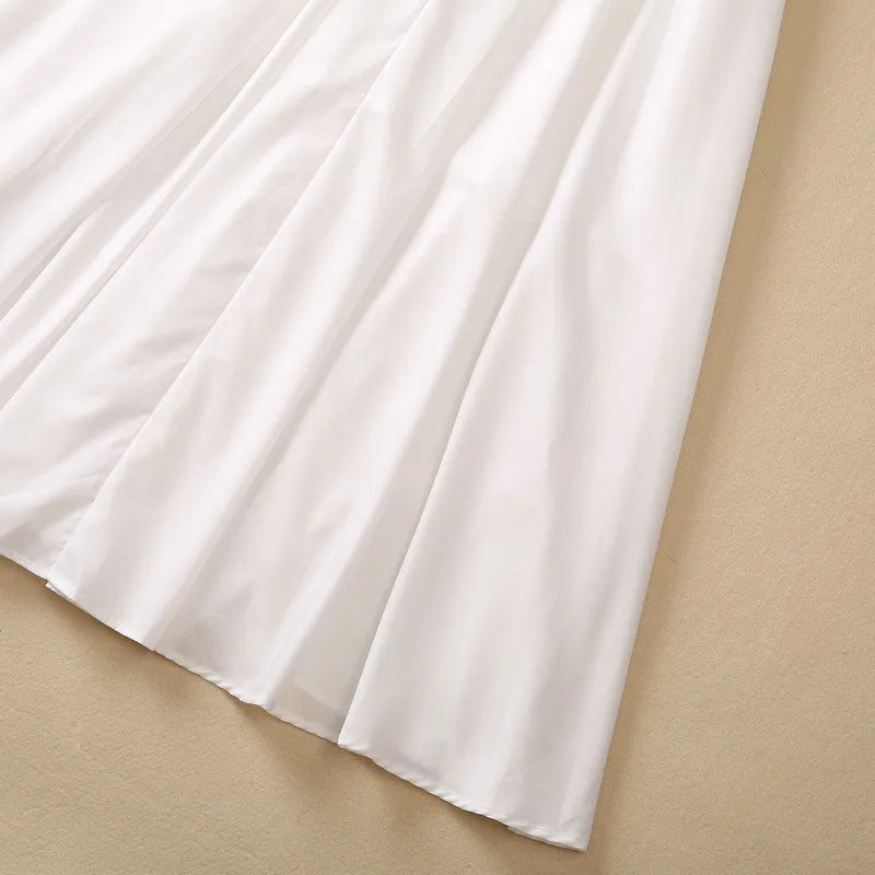 Women's Flower Print Lapel Collar Sleeveless Dress with Pockets - ChoreGirl