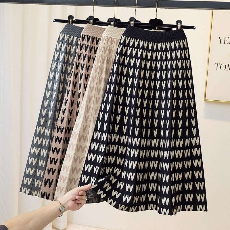 Women's Gentle Knit Winter Skirt - ChoreGirl