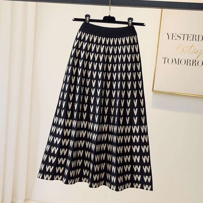 Women's Gentle Knit Winter Skirt - ChoreGirl