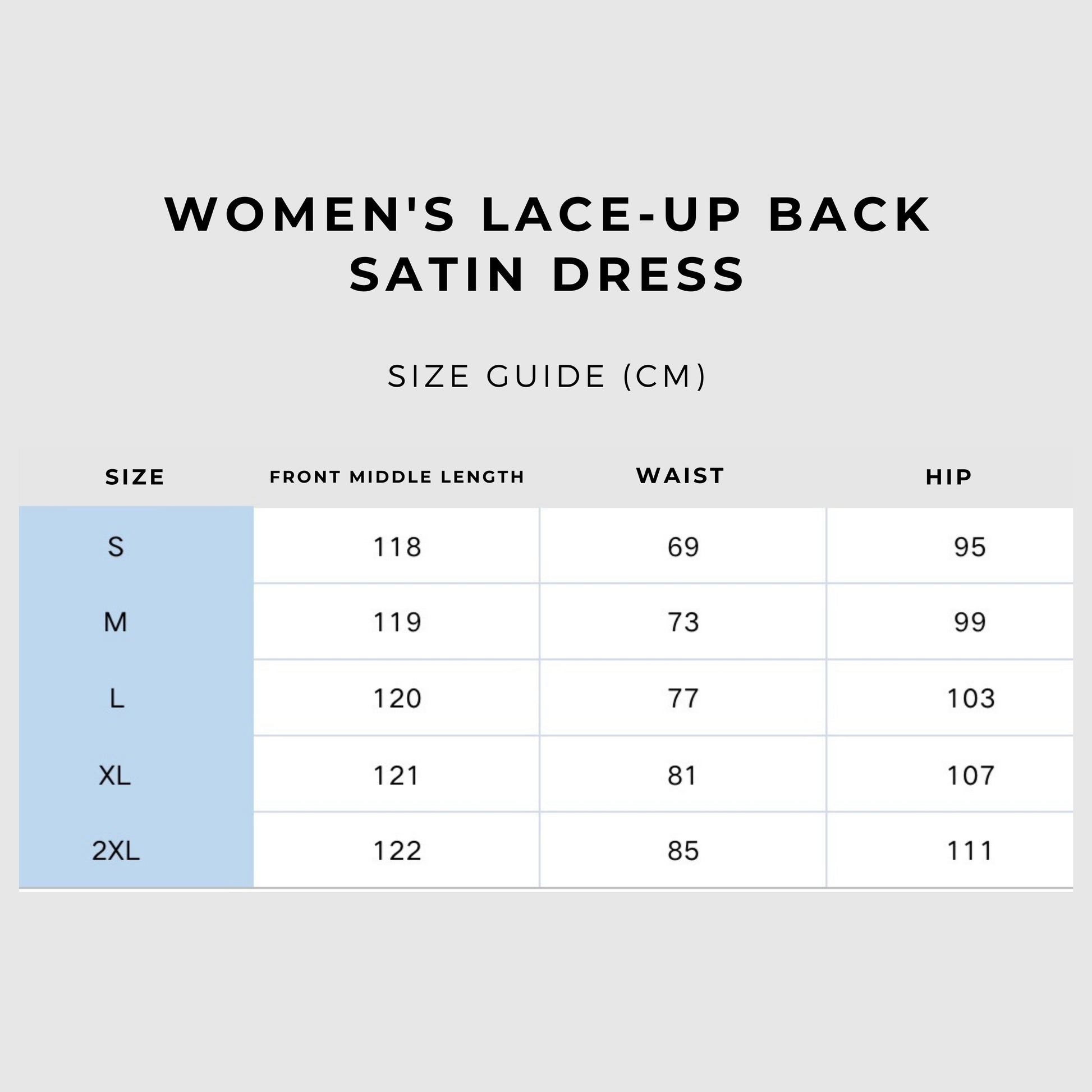 Women's Lace-up Back Satin Dress - ChoreGirl