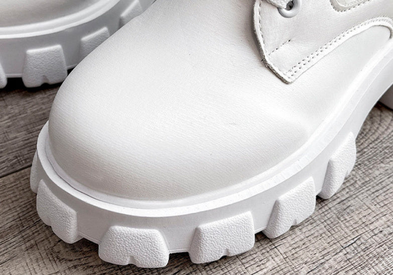 Women's Lace-up Thick Sole Martin Boots - ChoreGirl