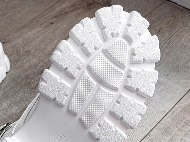 Women's Lace-up Thick Sole Martin Boots - ChoreGirl