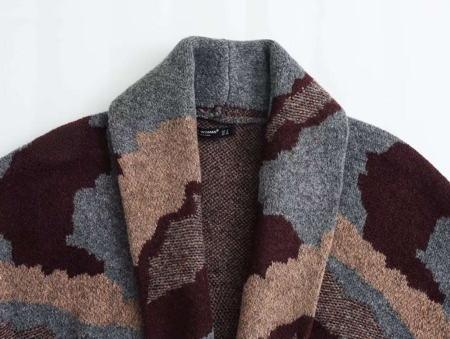 Women's Long Knitted Cardigan Coat - ChoreGirl