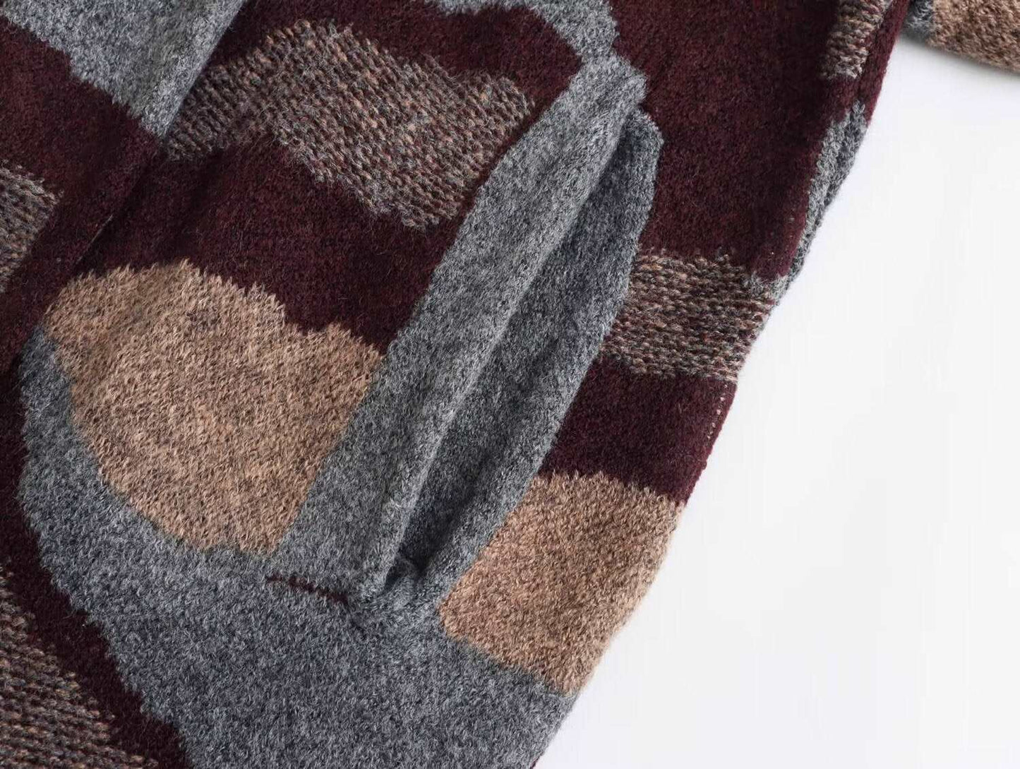 Women's Long Knitted Cardigan Coat - ChoreGirl