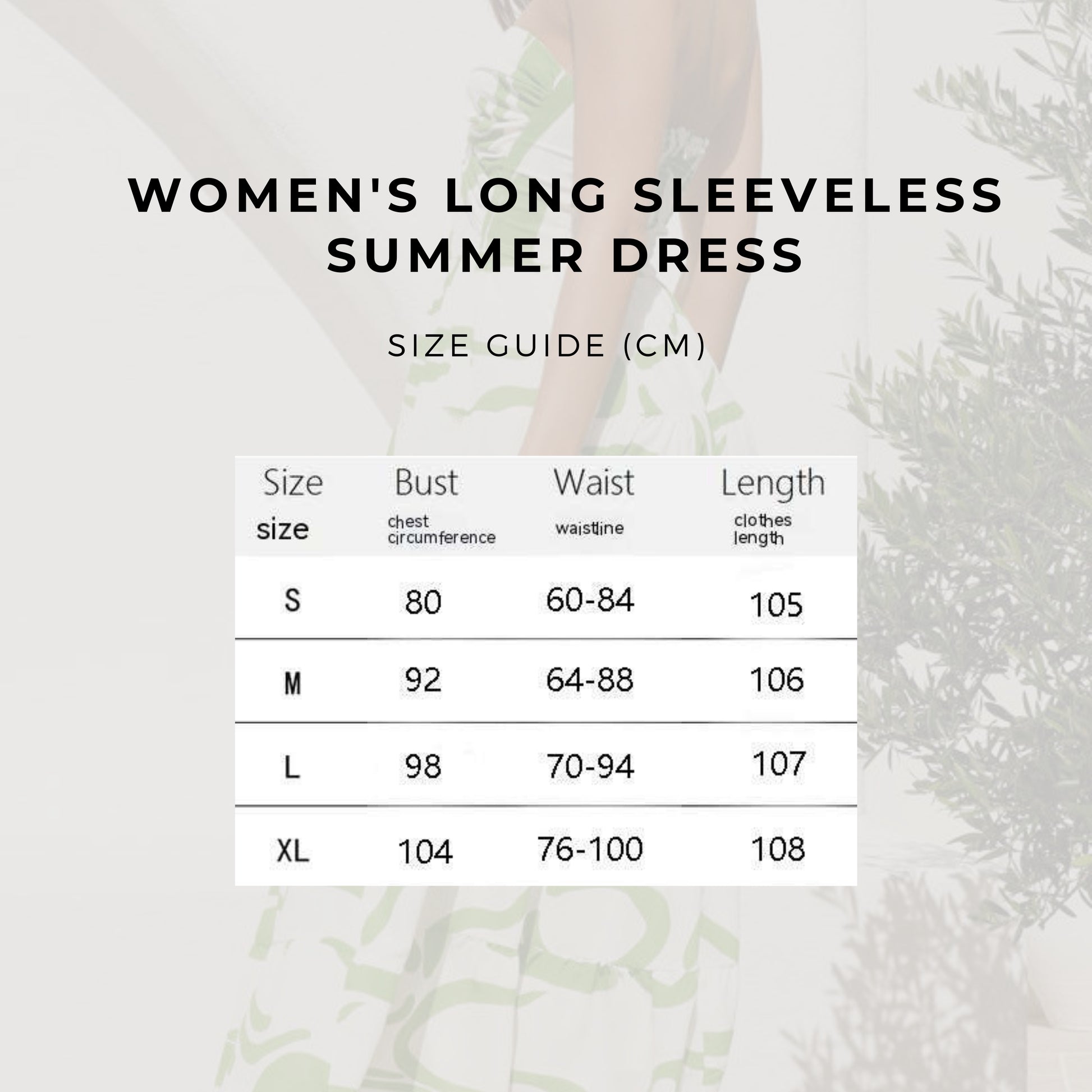 Women's Long Sleeveless Summer Dress - ChoreGirl