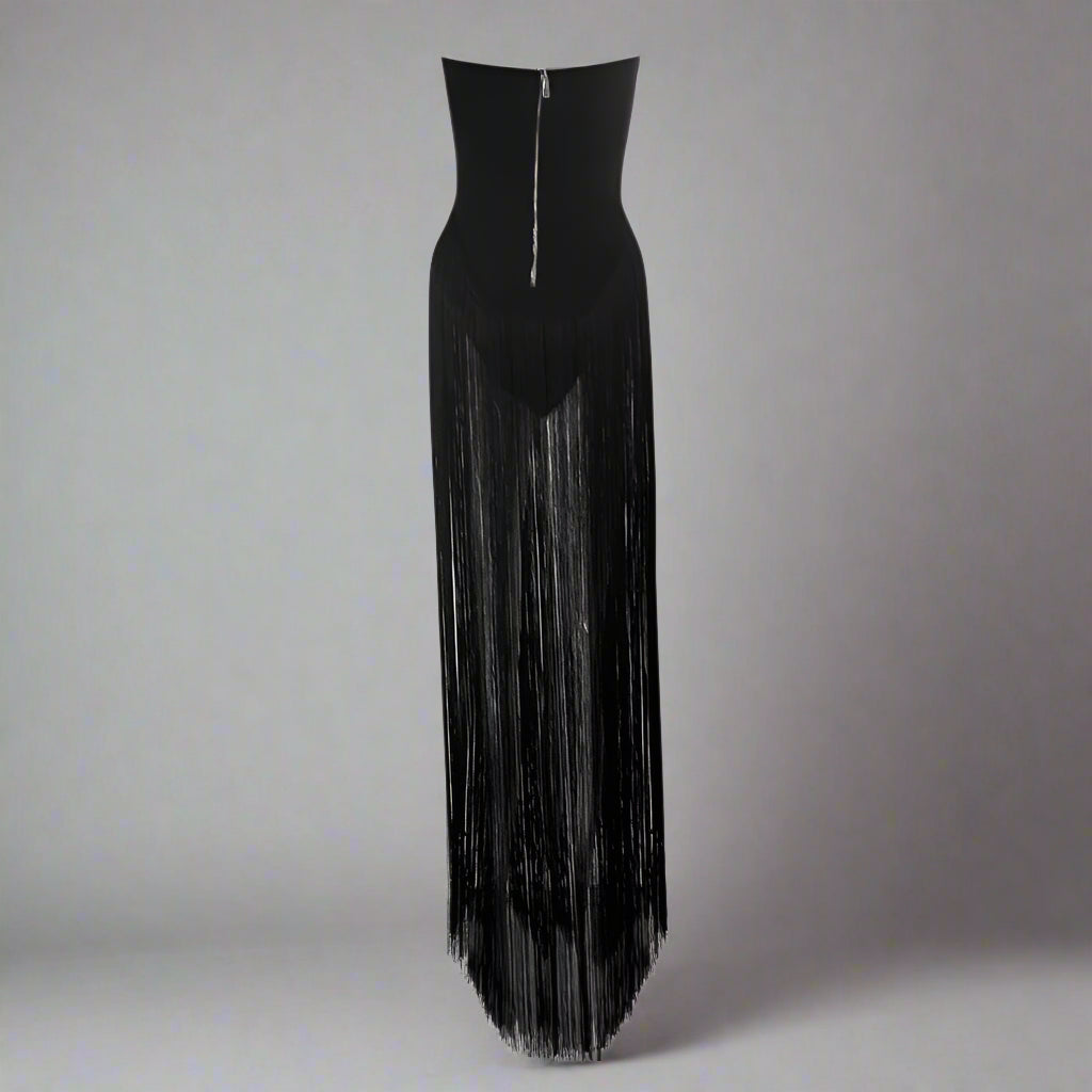 Women's Long Strapless Tube Dress - ChoreGirl