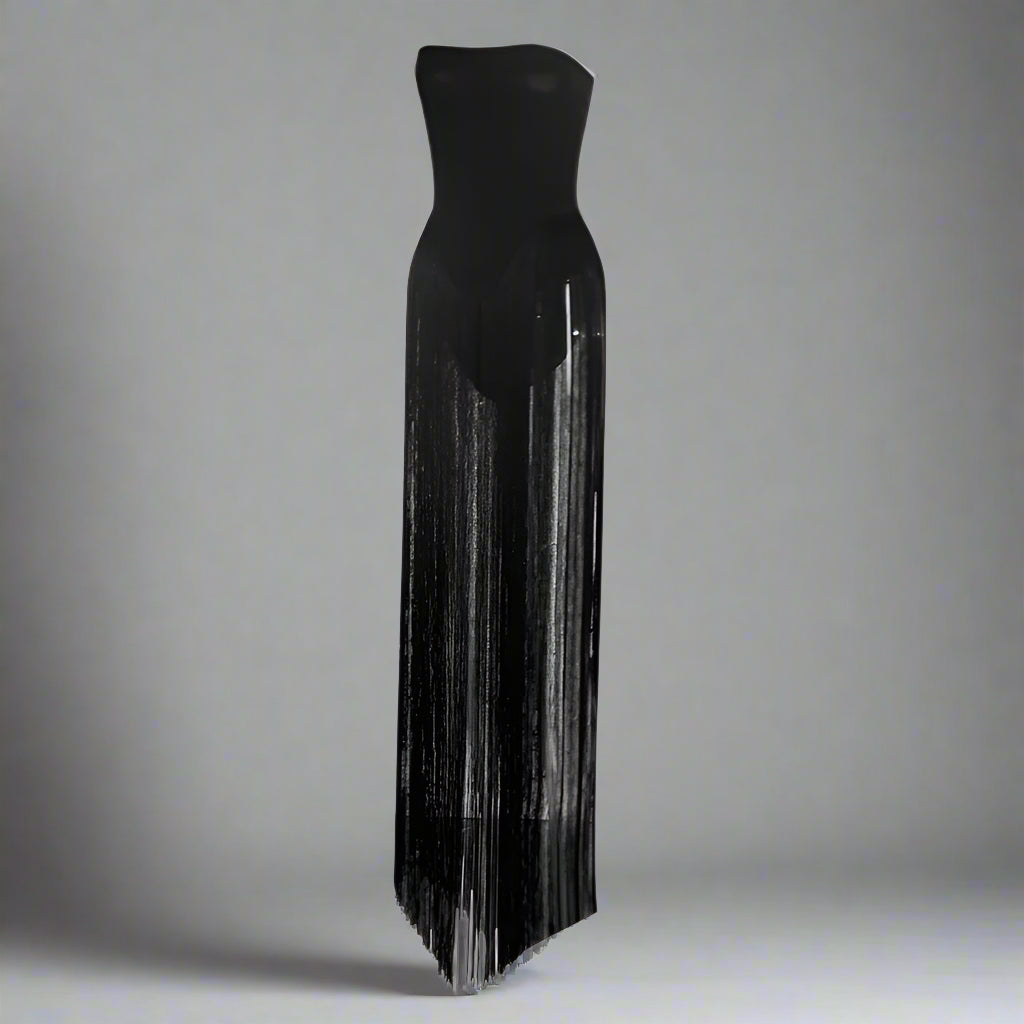Women's Long Strapless Tube Dress - ChoreGirl