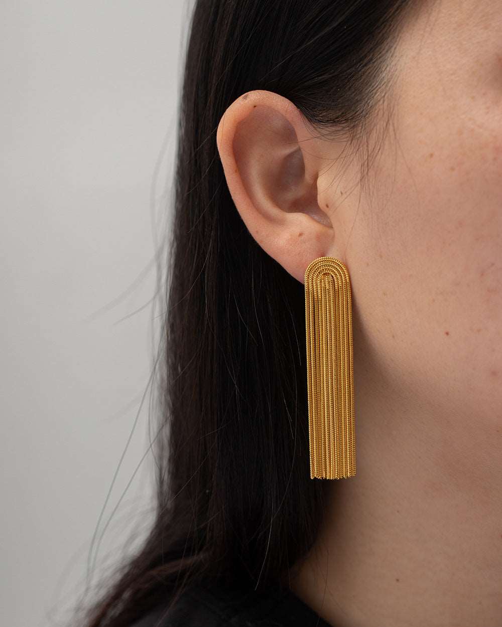 Women's Long String Titanium Steel Earrings - ChoreGirl