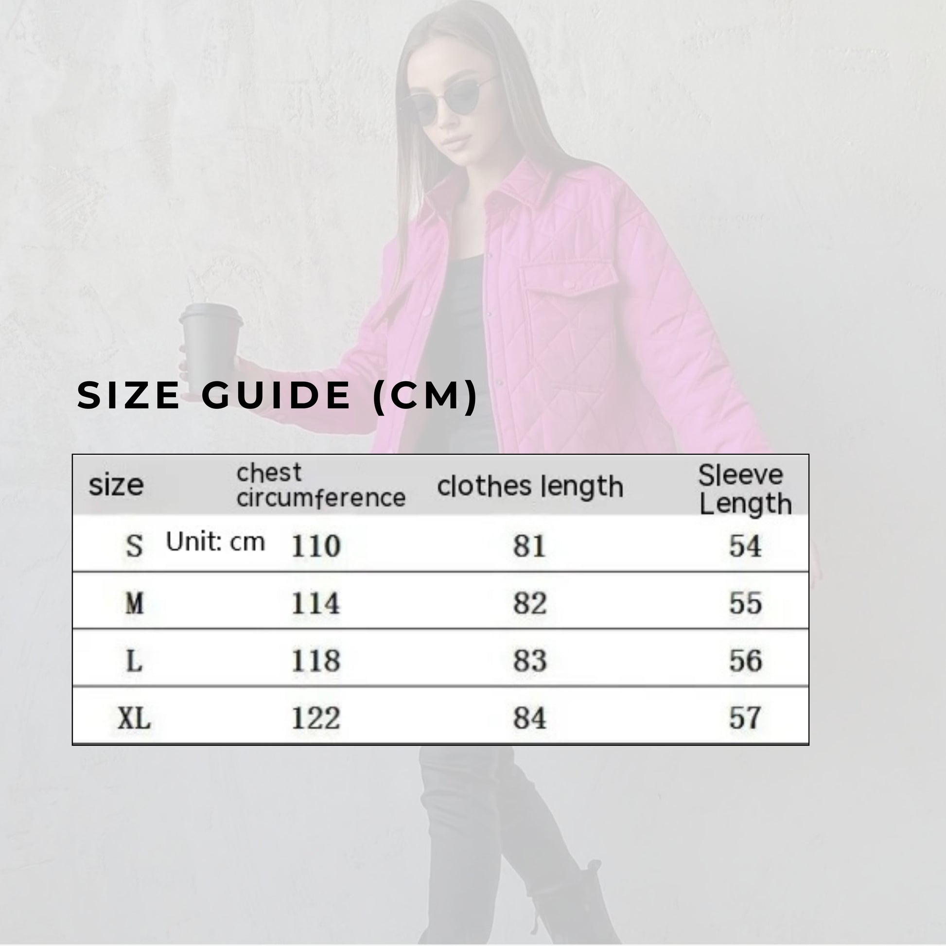 Women's Loose And Warm Rhombus Cotton Padded Autumn/ Spring Jacket - ChoreGirl