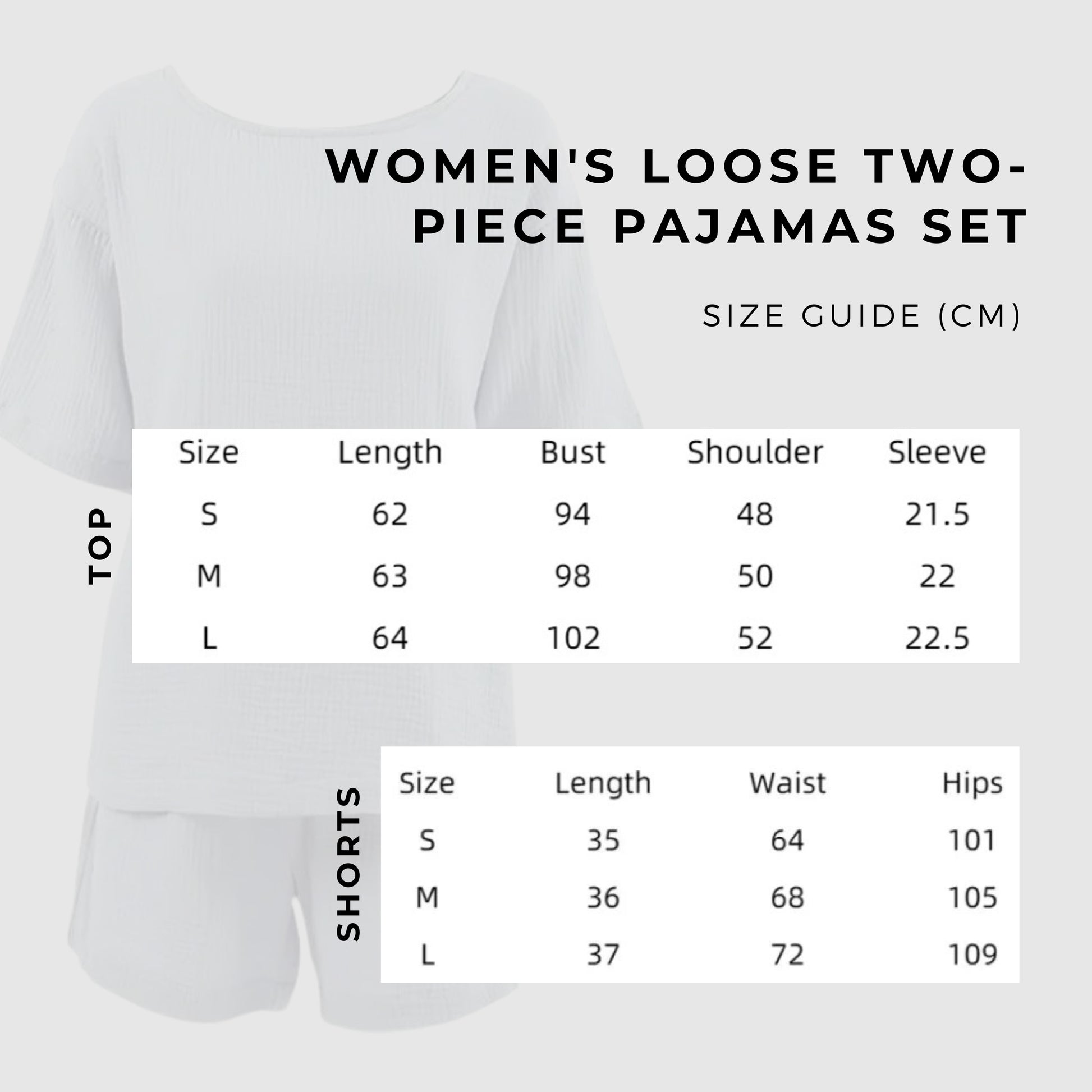 Women's Loose Double-layer Gauze Short-sleeved Shirt and Shorts Two-piece Pajamas Set - ChoreGirl