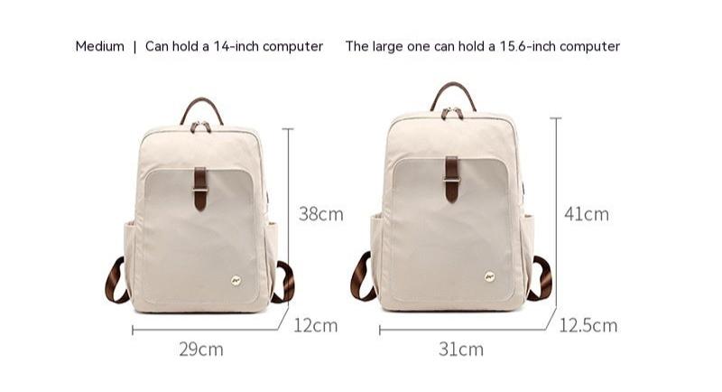 Women's Nylon Large Capacity Travel Bag Backpack - ChoreGirl