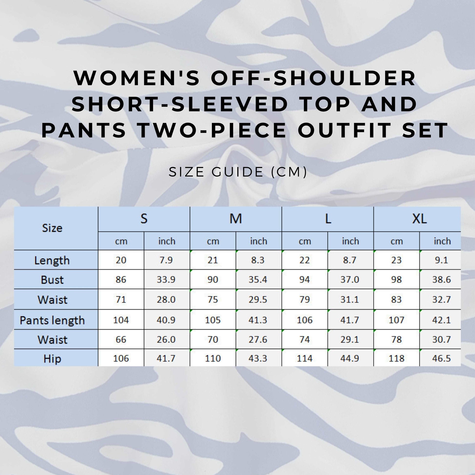 Women's Off-shoulder Short-sleeved Top and Pants Two-piece Outfit Set - ChoreGirl