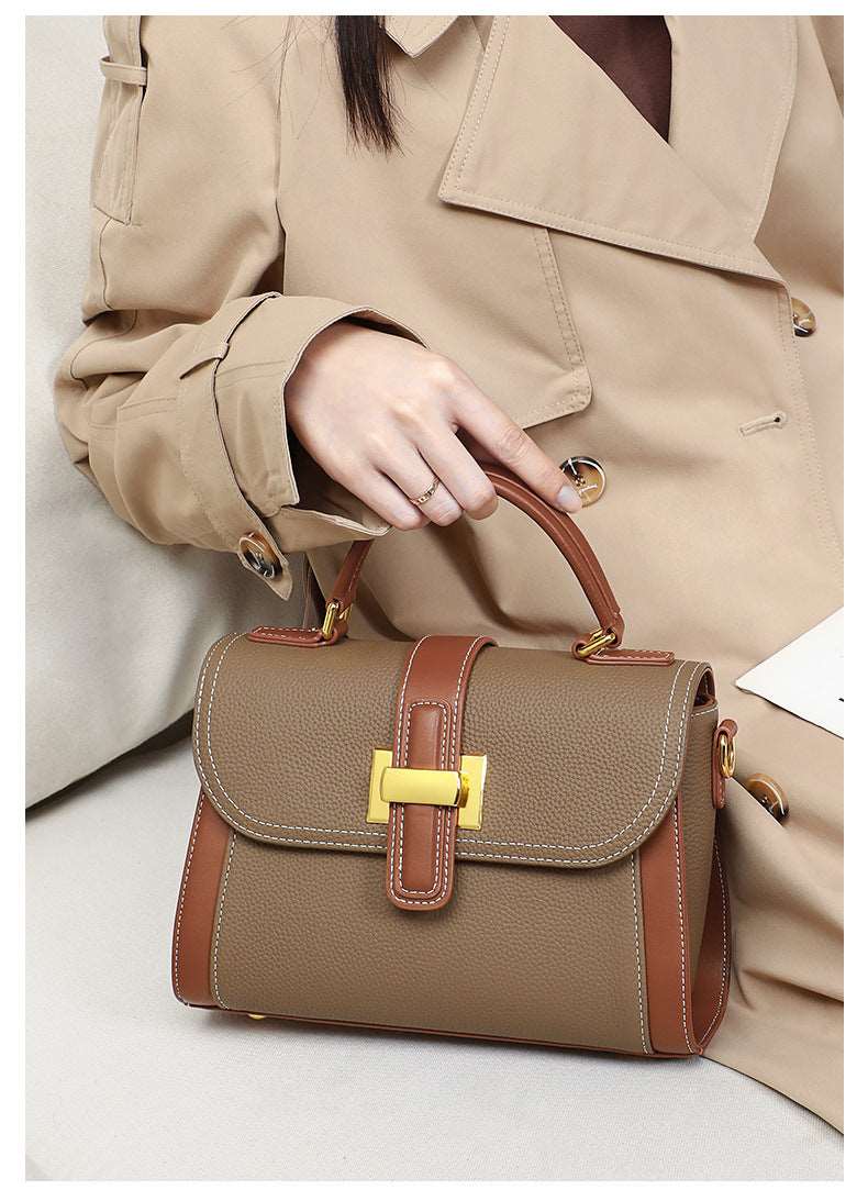 Women's One-shoulder Genuine Leather Handbag - ChoreGirl