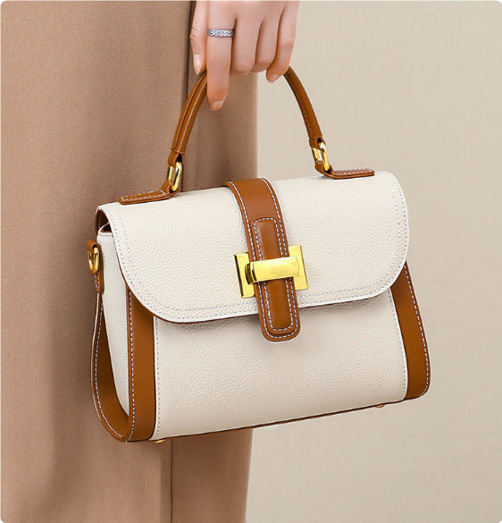 Women's One-shoulder Genuine Leather Handbag - ChoreGirl