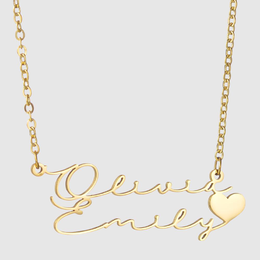 Women's Custom Name Stainless Steel Necklace | PERSONALIZED - ChoreGirl