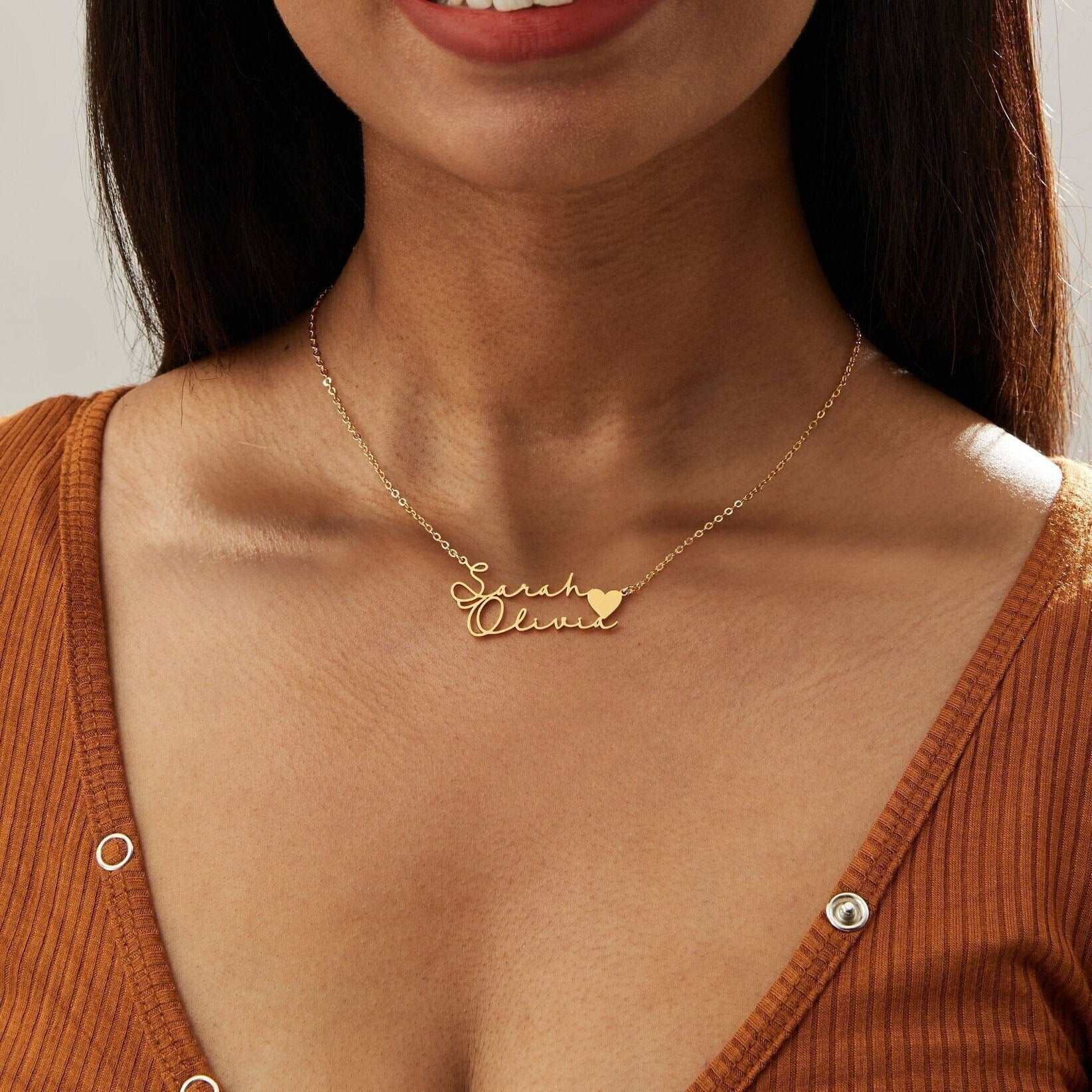 Women's Custom Name Stainless Steel Necklace | PERSONALIZED - ChoreGirl