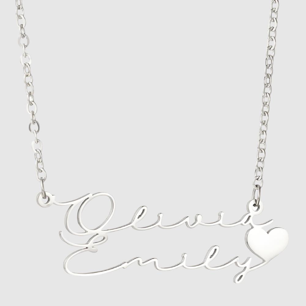 Women's Custom Name Stainless Steel Necklace | PERSONALIZED - ChoreGirl