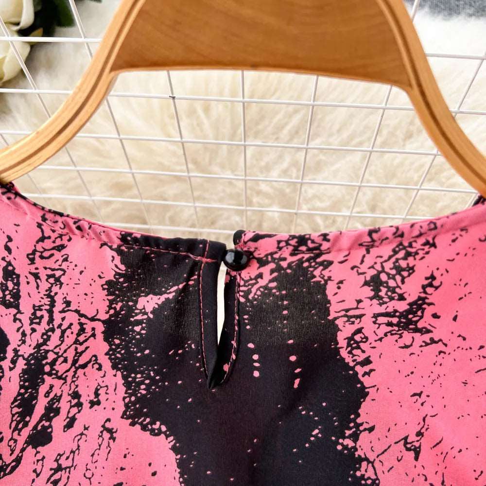 Women's Retro Pleated Dress - ChoreGirl