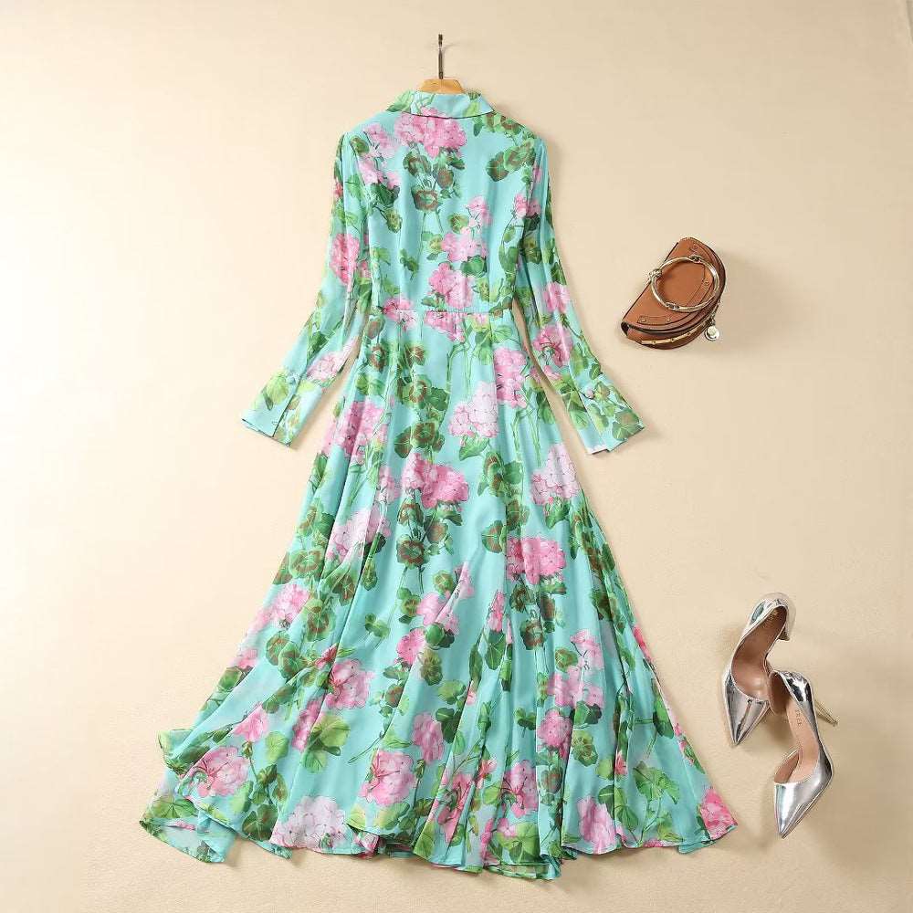 Women's Romantic Long Shirt Dress - ChoreGirl