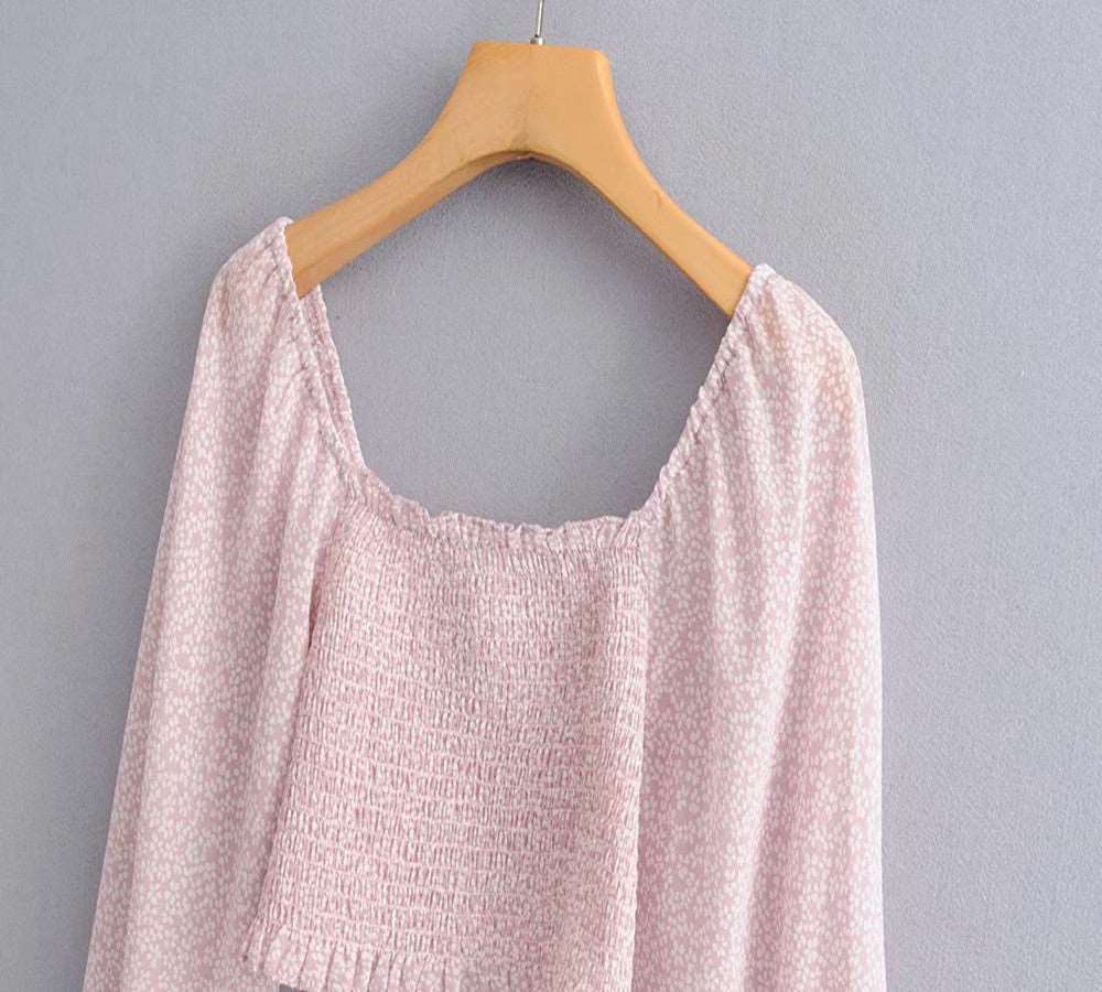 Women's Romantic Style Crop-Top - ChoreGirl