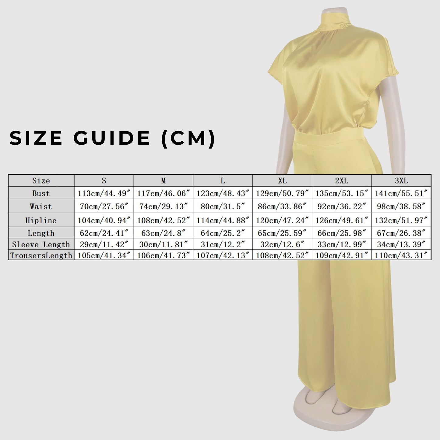 Women's Satin Silky Short Sleeve Top and Wide Leg Pants Two-piece Outfit Set - ChoreGirl