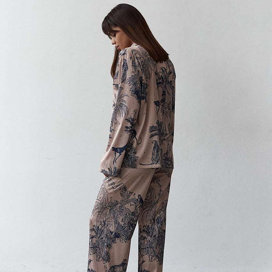 Women's Satin Two Piece Pajamas Set - ChoreGirl