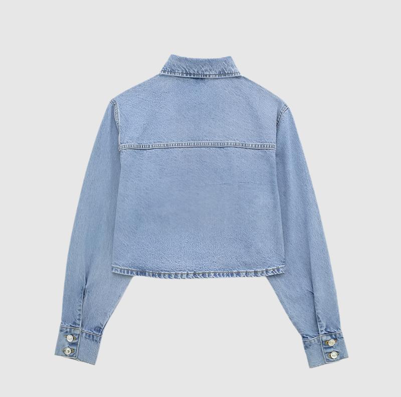 Women's Short Denim Jacket or Mid-length Denim Skirt - ChoreGirl