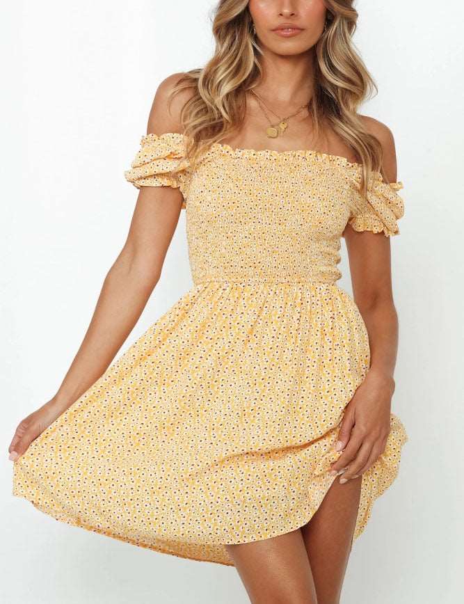 Women's Short Off-Shoulder Dress - ChoreGirl