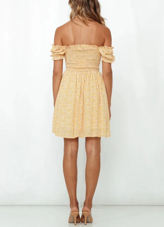 Women's Short Off-Shoulder Dress - ChoreGirl