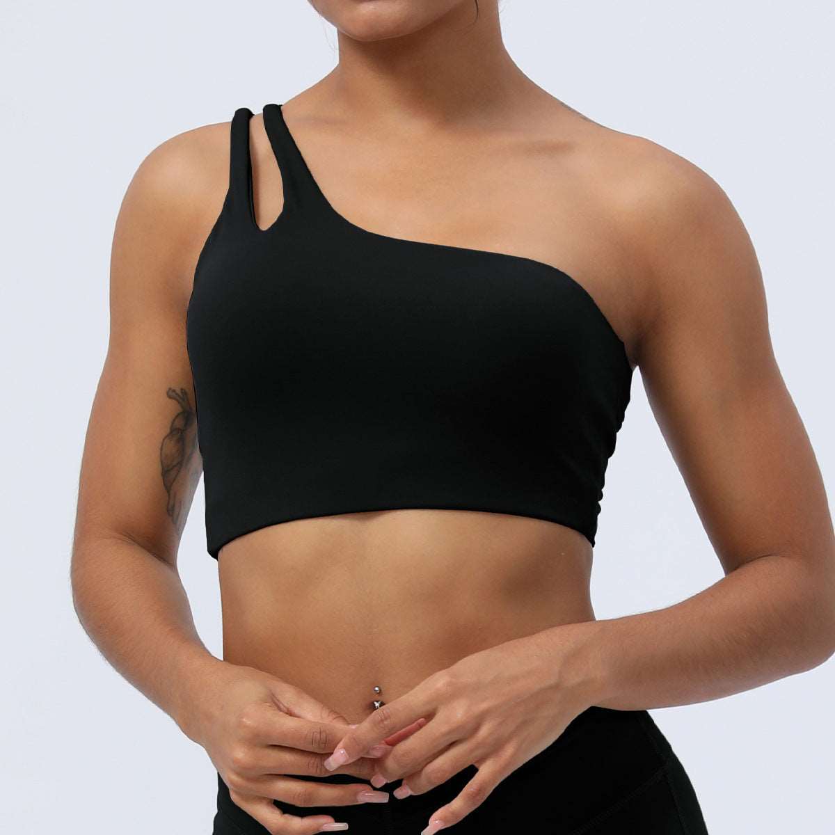 Women's Shoulder Strap Sleeveless Sports Top - ChoreGirl