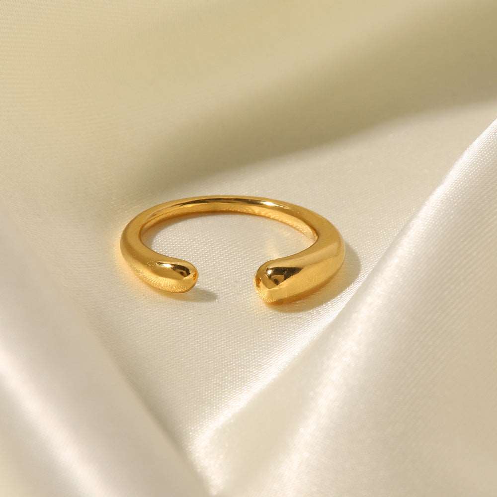 Women's Simple Elegant Open Ring - One Size - ChoreGirl