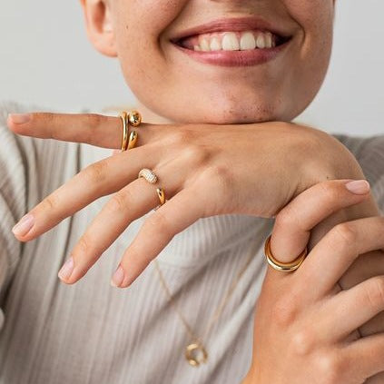 Women's Simple Elegant Open Ring - One Size - ChoreGirl