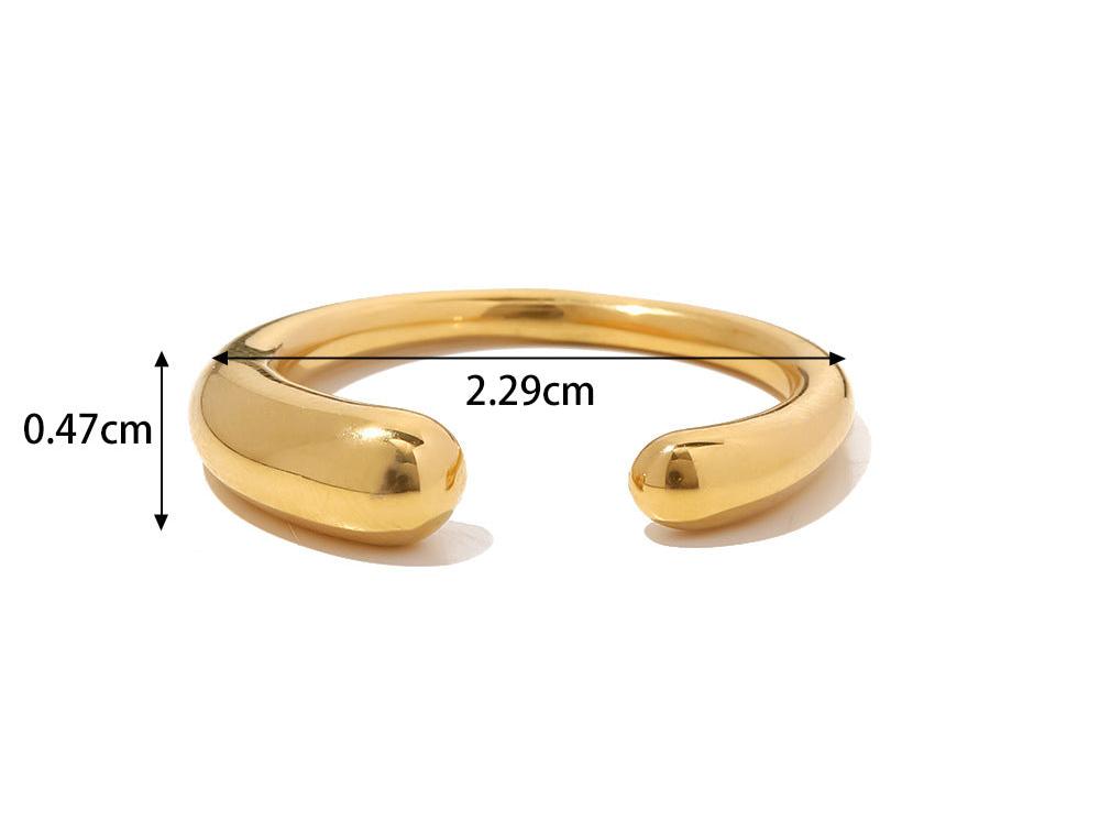 Women's Simple Elegant Open Ring - One Size - ChoreGirl