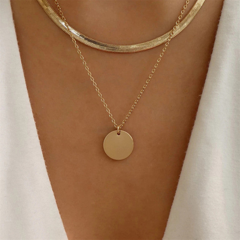 Women's Simple Metal Multi-layer Necklace - ChoreGirl
