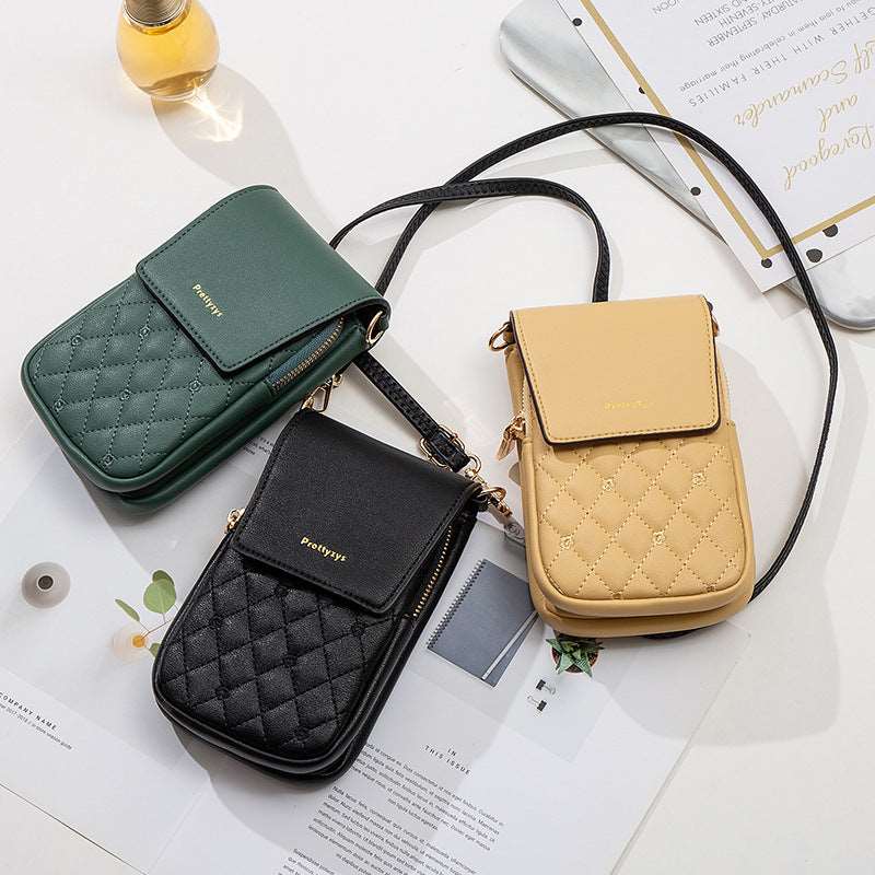 Women's Simple Multifunctional Crossbody Mobile Phone Bag - ChoreGirl
